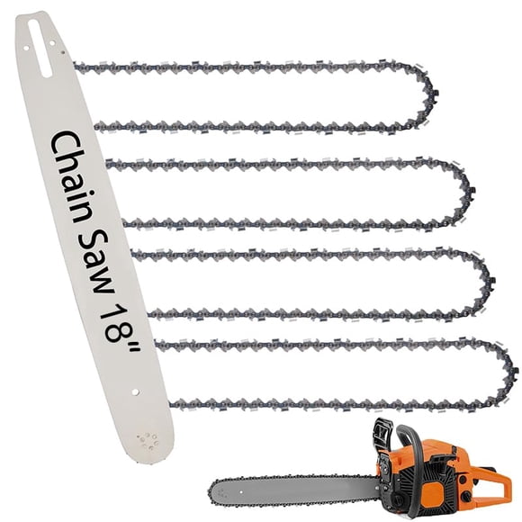 Combo de cadena y espada para motosierra ZIYIZE 18" 3/8" LP calibre 0,050"