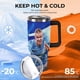thumbnail image 4 of Vaso Térmico de Acero Inoxidable Desmarcar Erling Haaland 40 oz, 4 of 6