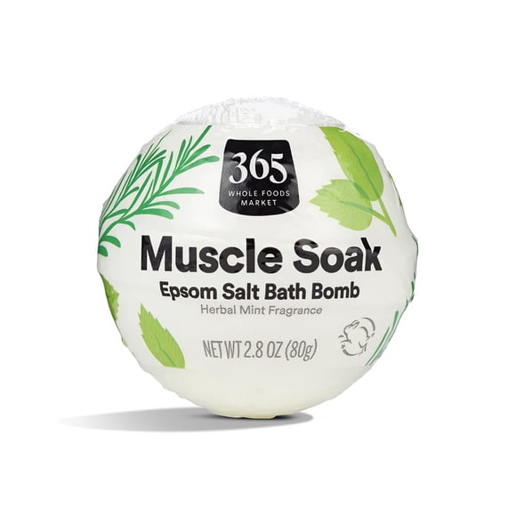 Jabón muscular Fizzing Epsom Bomb Whole Foods Market 365, 68 ml