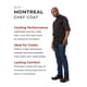 thumbnail image 2 of Chaqueta Chef Works Montreal Cool Vent para hombre, talla S, color negro, 2 of 4