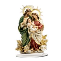 Magideal - Decoración De La Sagrada Familia En 2D, Decoración Religiosa Para El Hogar, Regalo De Cumpleaños, Letrero Acrílico, Adornos Navideños Para Estantería, 135 Cm X 20 Cm