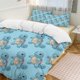 thumbnail image 1 of Squirtle Bed Duvet Cover Funny Anime Cartoon Bedding Sets Lightweight 3 Piece Comforter Sets, 1 of 5
