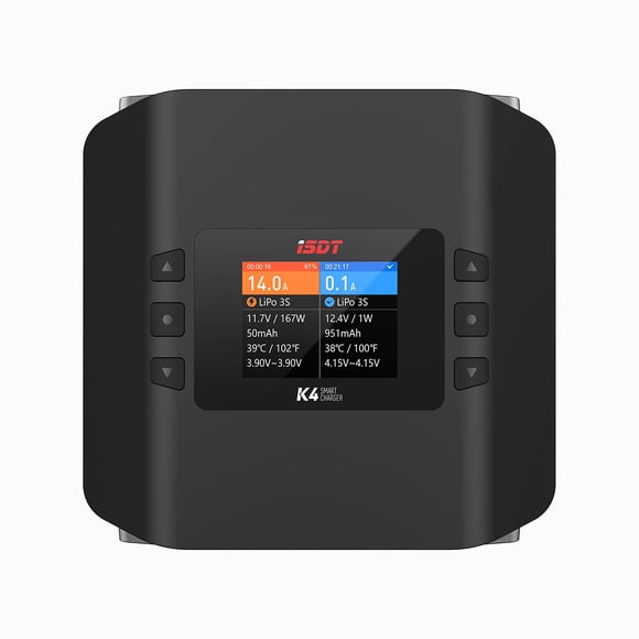 Cargador de baterías ISDT K4 Lipo 1-8S 400W/600W 700 g