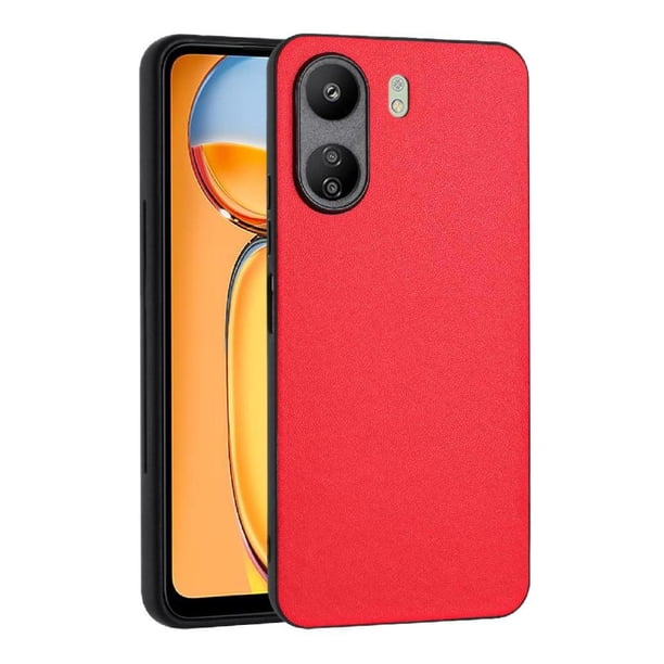 Funda Antigolpes para Xiaomi Redmi 13C 4G Cubierta Delgada Rojo