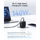 thumbnail image 2 of Cargador Baseus PD3.1 140W USB-C Rápido y Portátil, 2 of 8