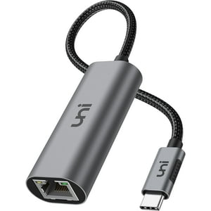 Adaptador Usb-C A Ethernet Uni De 2,5 Gbps Para Macbook Pro/Air