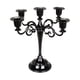 thumbnail image 5 of Candelabro De Metal Con 5 Brazos Para Velas, Candelabro Para Fiestas, Cenas, Color Negro, 5 of 5
