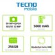 thumbnail image 3 of Celular Smartphone Tecno Spark 10 Pro 6.78” 8GB 256GB Blanco Pearl White - Nuevo, 3 of 4