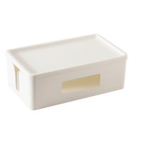 Magideal - Caja De Gestión De Cables, Estuche De Gestión De Cables, Organizador De Cables Portátil, Ocultador De Cables Para Teléfono, Hogar, Adaptadores, Tv