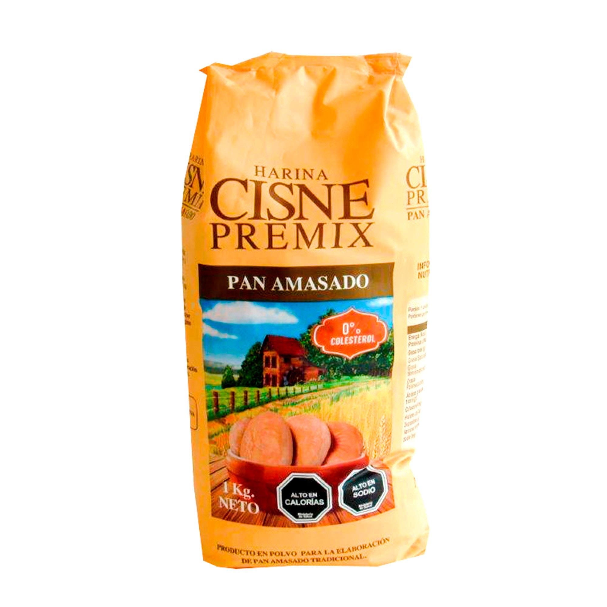 Harina Premix Pan Amasado 1 kg Cisne