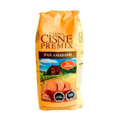 Harina Premix Pan Amasado 1 Kg Cisne
