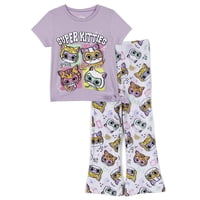 Conjunto De Atuendos: Camiseta De Super Kitties De Disney Y Leggings Acampanados
