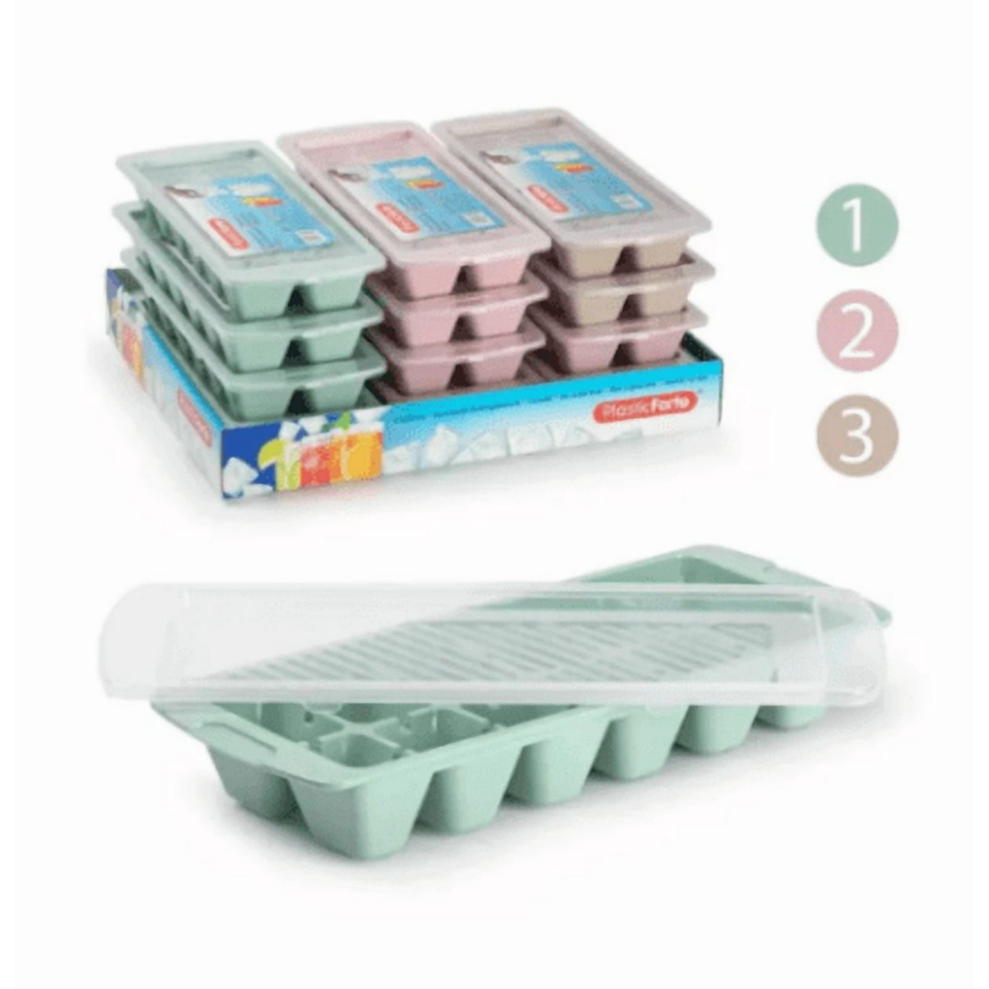 Genérico - Cubetera Con Tapa Surtido