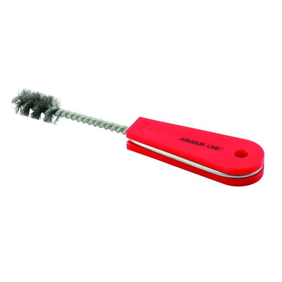 Cepillo de alambre Rapid Repair 1,3 cm 1/2 pulgada mango rojo