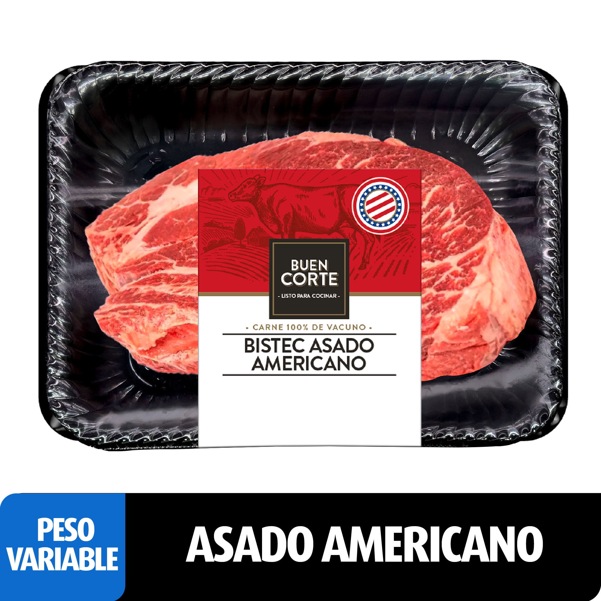 Asado Americano Sobrecostilla - Huachalomo 800 gr El Buen Corte