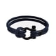 thumbnail image 1 of Pulsera de cuero trenzado "Madre e hijo unidos para siempre", pulsera de cuero trenzado de acero inoxidable para hombre, pulsera inspiradora, regalo de cumpleaños de graduación de mamá para su hijo., 1 of 6