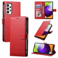 Funda Para Foxdock Samsung Galaxy A73 5G– Cuero Premium, 3 Ranuras Para Tarjetas, Protección Contra Impactos