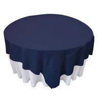 Mantel La Linen, Popelina De Poliéster, Cuadrado, 90 X 90 Cm, Azul Marino