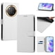 thumbnail image 3 of Funda Cartera de PU para Honor X9C con Tarjetas, Blanco, 3 of 6
