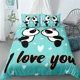 thumbnail image 1 of x982 Bed SheetsCute Panda Duvet Cover Cartoon Animal Bedding Set Microfiber Giant Panda Comforter Cover Twin For Kids Girls Teen Kawaii Bedroom 3-Piece Bedding Set (1 Duvet Cover + 2 Pillow Shams) nj9, 1 of 5