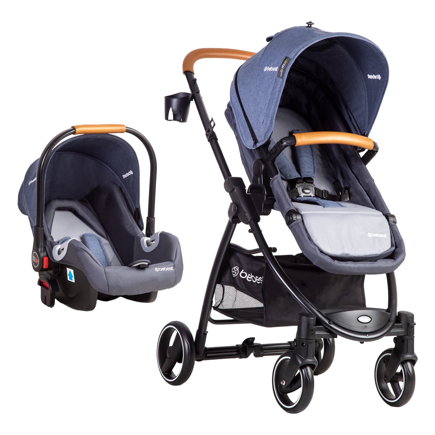 Bebesit - Coche Travel System Fénix Azul
