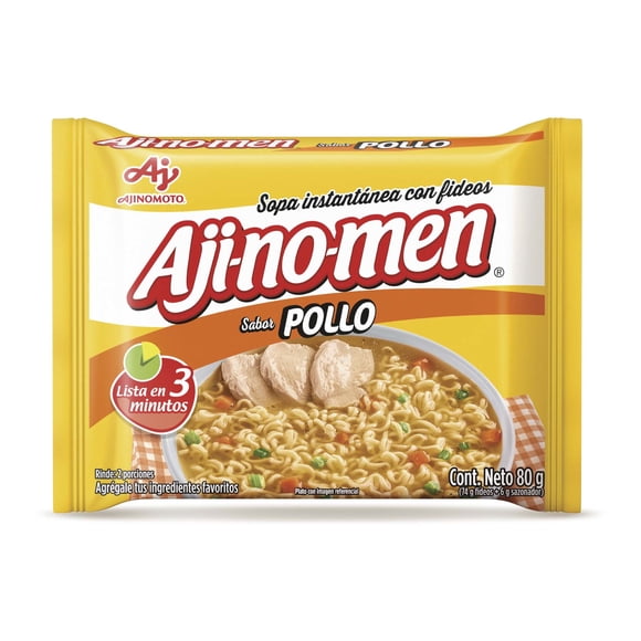 Pasta Fideos Ramen Pollo 80g, 80 g