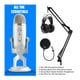 thumbnail image 4 of Micrófono USB Blue Yeti Plateado con Auriculares – Kit Completo, 4 of 9