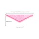 thumbnail image 3 of INSPIRE CHIC Velo de Mantilla de Encaje con Brillantes de Diamantes Elegante Pañuelo Triangular para Iglesia y Boda 130cm x 40cm Rosa Fucsia, 3 of 5