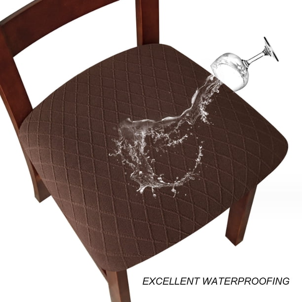 Fundas impermeables para sillas de comedor, de cocina y de comedor (4 unidades)