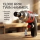 thumbnail image 2 of Destornillador de impacto LE LEMATEC 1/4" 13000 RPM 40 ft-lbs, 2 of 9