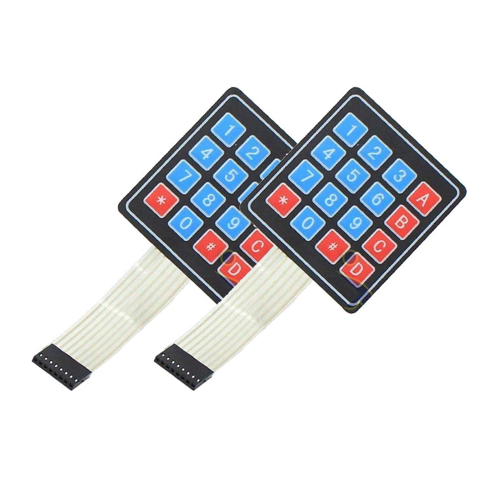 Teclado Conmutador De Membrana Devmo 4x4 Matrix Array 16 Teclas X2