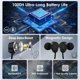 thumbnail image 2 of Audífonos Bluetooth con banda para el cuello TANKASE, batería de 1000 h, 2 of 8