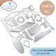thumbnail image 2 of Set de troqueles Elizabeth Craft Designs Beach Scenery de 20 piezas, 2 of 6