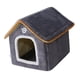 thumbnail image 5 of Refugio Para Mascotas Interior Extraíble Snooze Kennel Cat Bed Para Perro Pomeranian Poodle Gris S, 5 of 5