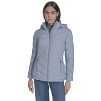 Abrigo Calvin Klein Ligero Acolchado Con Capucha Para Mujer