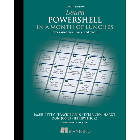 Libro Manning Learn PowerShell, 4ª Edición