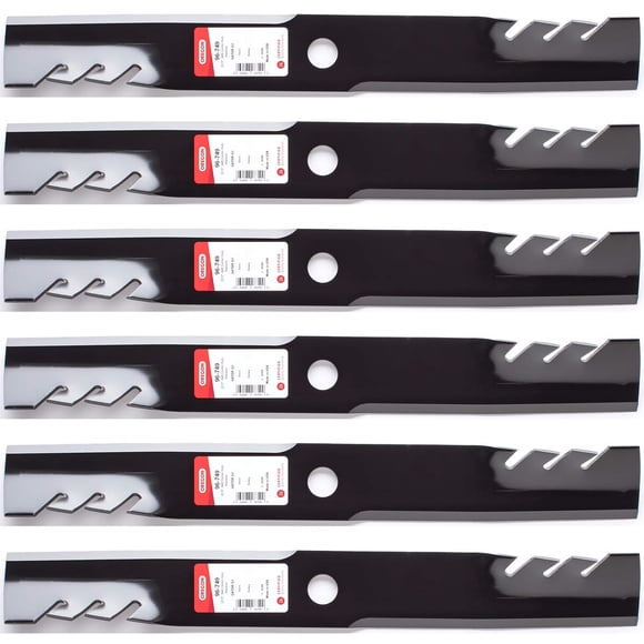 Cuchillas de mulching Oregon G3 Gator de 60" - paquete de 6, compatibles con Exmark