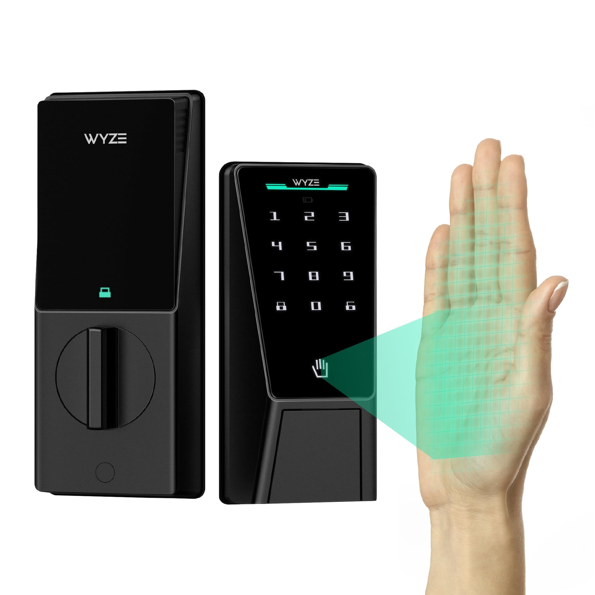 Cerradura De Puerta Inteligente Wyze Palm Lock Con Reconocimiento De Venas En La Palma