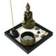 thumbnail image 1 of Buda Con Porta Incienso Decorativo Con Porta Vela, 1 of 1