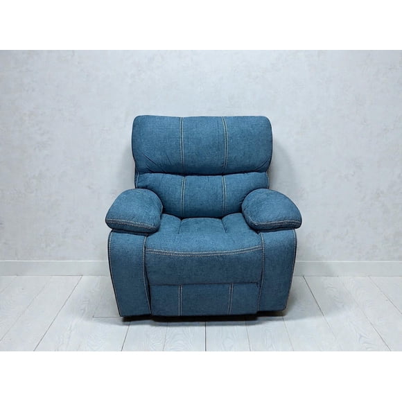 Berger Reclinable Electrico Relaxline Azul Usb