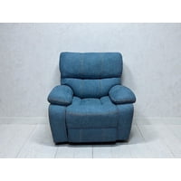 Casa Factory - Berger Reclinable Electrico Relaxline Azul Usb