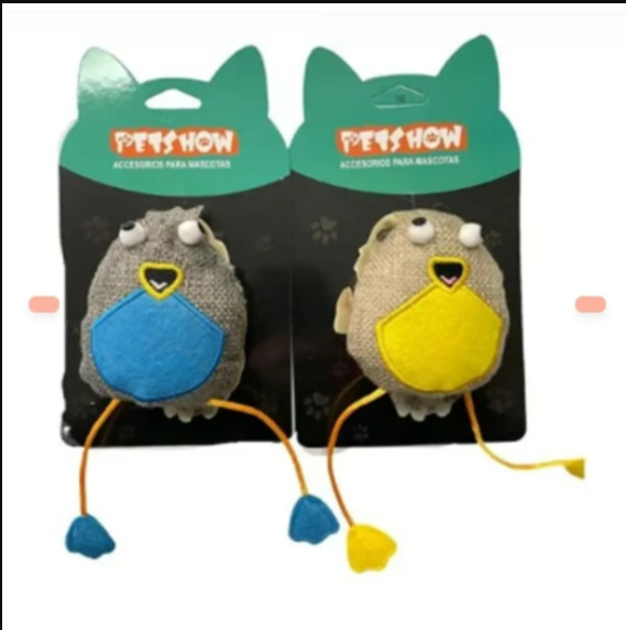 Genérico - Juguete Peluche Para Gato Rana Arpillera