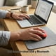 thumbnail image 3 of Mouse Raton Rojo Inalambrico Dual Bluetooth Y Usb, 3 of 6