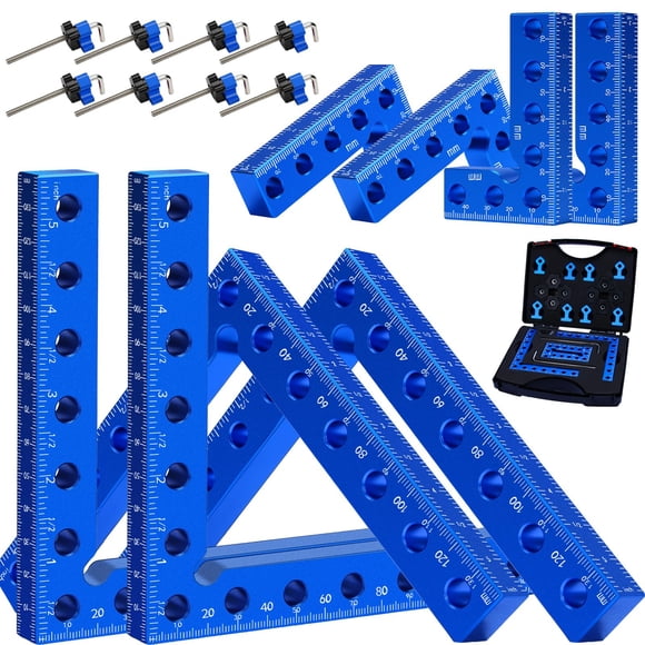 Pinzas de esquina Maziloxe 8 uds 90° – Kit de carpintería