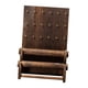 thumbnail image 5 of Soporte para presentación de joyería, almacenamiento de exhibición de collares, soporte de reloj duradero marrón oscuro para organización del hogar,, 5 of 5
