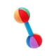 thumbnail image 3 of Sensory Hand Barbell Desarrollo Temprano Suave Para Regalo Presente Niños Recién Nacidos Coloridos, 3 of 5
