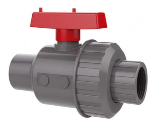 Válvula De Bola Pvc-U 75Mm. Tipo Americana Hi-Hi - Connor