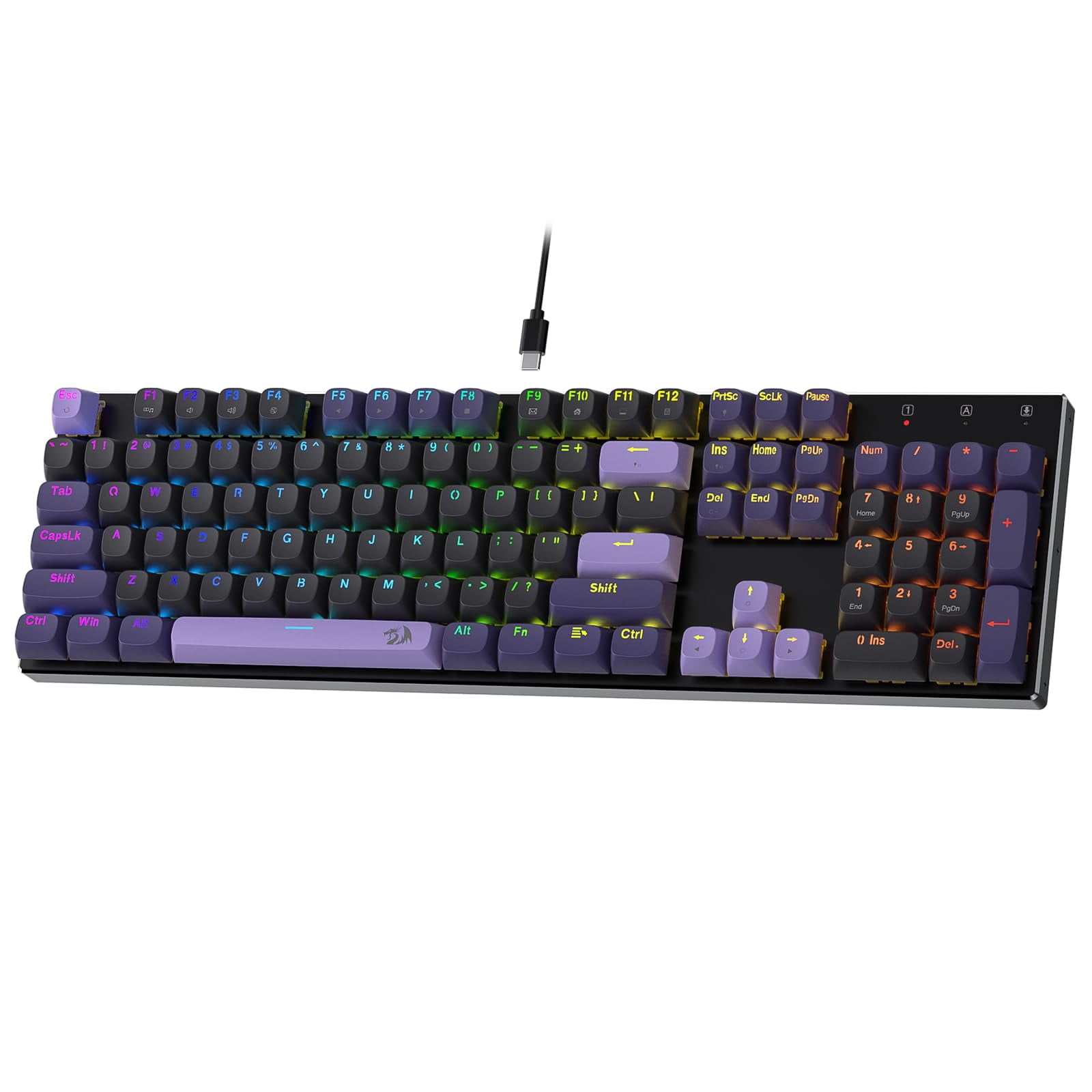 Teclado Gamer Redragon K556 He Rapid Trigger 104 Teclas