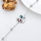 thumbnail image 4 of Pulsera Plata 925 Colibri Flores Corazon Mujer Joyas Regalo plateado Talla única, 4 of 4