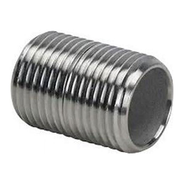 Nipple Smith Cooper, cierre de 1 pulgada, acero inoxidable sin plomo, 2,5 x 2,5 x 4 cm